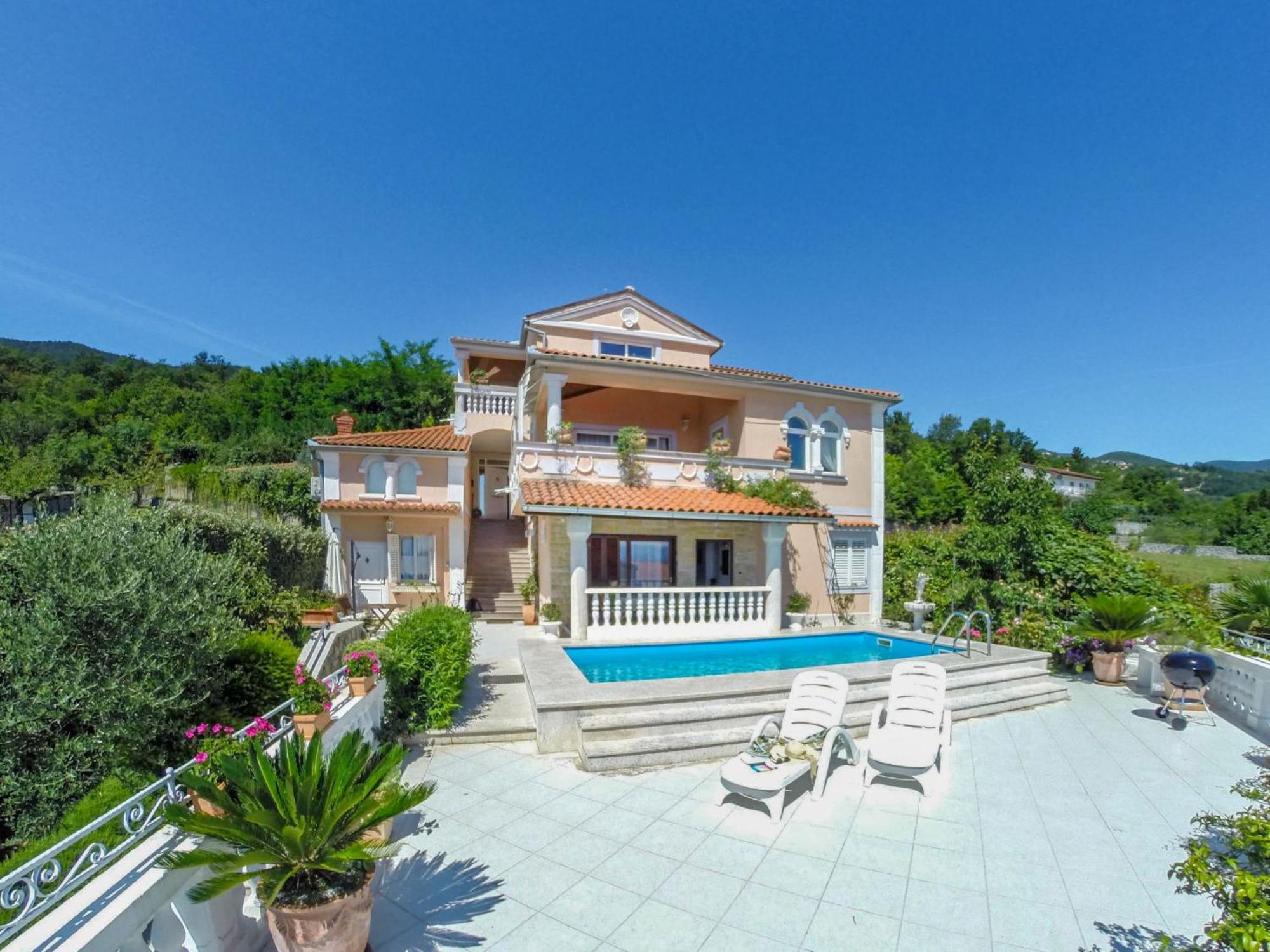 Apartment Villa Barbara Laurana Esterno foto